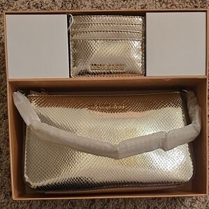 Michael Kors Shimmering Gold Accessory Set